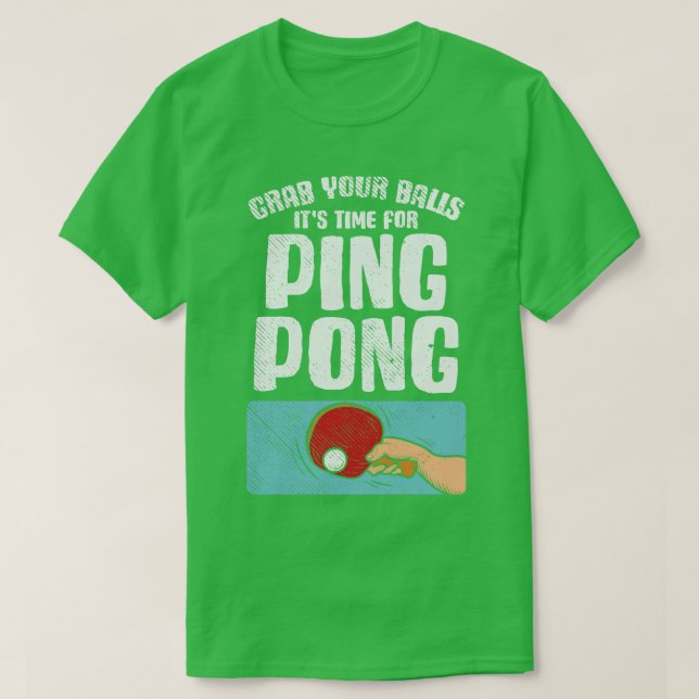 Tid för Ping Pong T Shirt (Design framsida)
