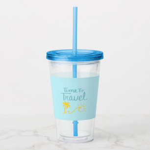 Tid för resor take away mugg