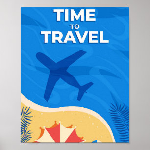 Tid för resor till konstverk poster