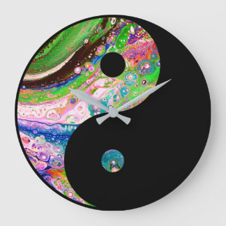 Tid för saldo Yin Yang Stor Klocka