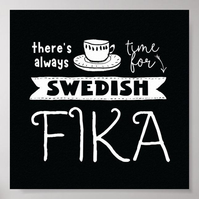 Tid för svensk fika Poster (Framsidan)