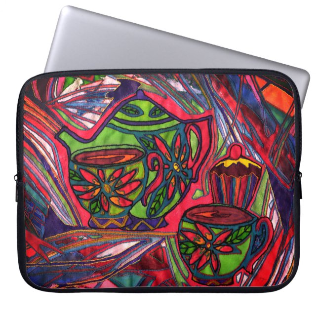 Tid för te laptop fodral (Framsidan)