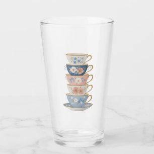 Tid för Tea Bröllopsdusch Glas Tumbler