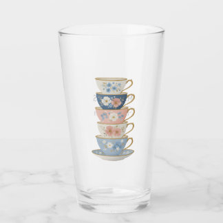 Tid för Tea Bröllopsdusch Glas Tumbler