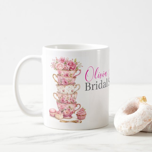 Tid för Tea Bröllopskaffe Mugg (Med munk)