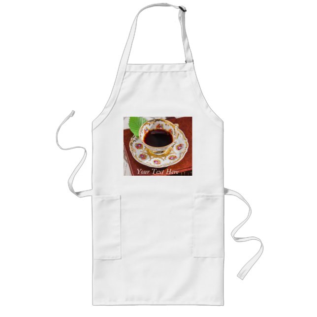 Tid för Tea Design Långt Förkläde (Framsidan)