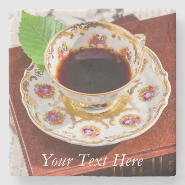 Tid för Tea Design Stenunderlägg (Framsidan)