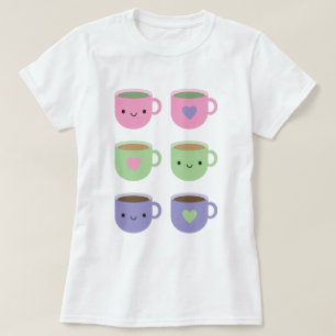 Tid för Tea - Kawaii Kopp i Tea T Shirt