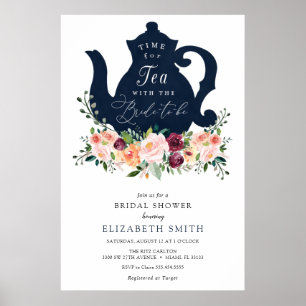 Tid för Tea Möhippas välkomsttecken Poster