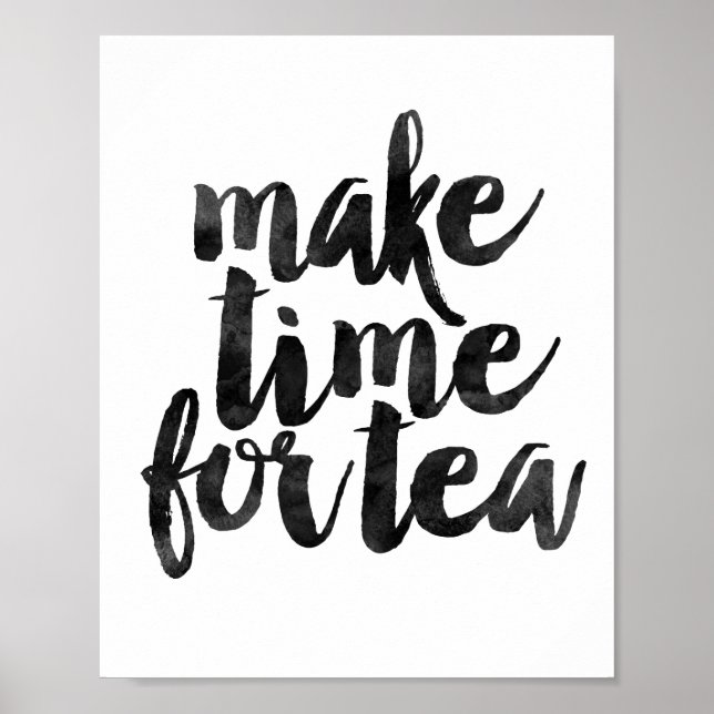 Tid för tea poster (Framsidan)