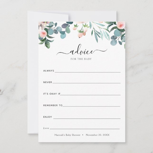 Tid för tea-råd för Baby-kortet Inbjudningar (Framsida)