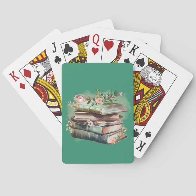 Tid för vattenfärgsläsning casinokort (Baksidan)