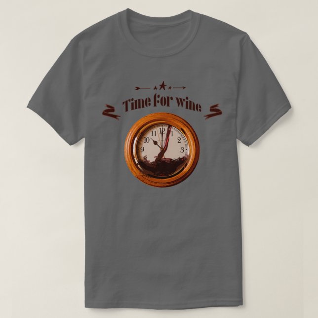 Tid för vin 1 t shirt (Design framsida)