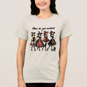 Tid för vintage till Wicked Halloween T Shirt