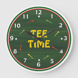 Tid Golf Clock Stor Klocka