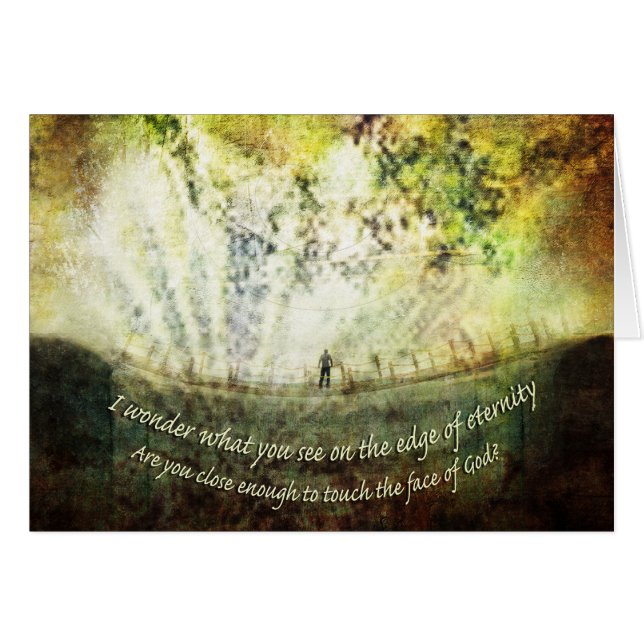 Tid - Kant i Ön Hälsningskort (Framsidan Horizontal)