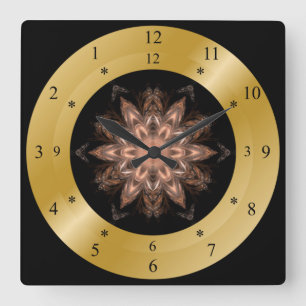 Tid Maskin Clock ~ Fractal Time Warp ~ Chaos ~ ~ Fyrkantig Klocka