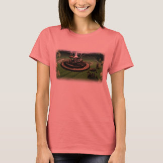 Tid-Maskin och Skörd-cirklar ringer t-shirt