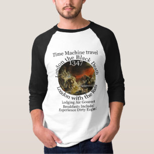 TID MASKIN TRAVEL LONDON 1347 BLACK PLAGUE T SHIRT