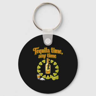 Tid när som helst fest crew lime klocka design Tid Nyckelring