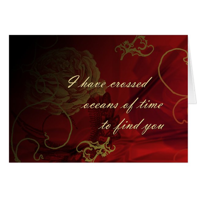 Tid-oceaner Hälsningskort (Framsidan Horizontal)