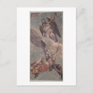 Tid och Fame, från korsdoshus (fresco) Vykort