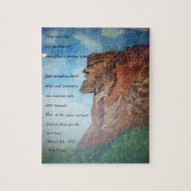 tid och livdiktpussel pussel (Vertikal)