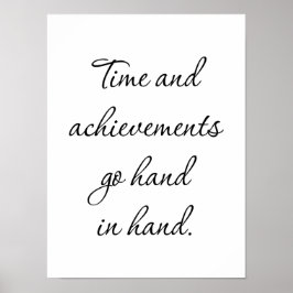 Tid och resultat Poster