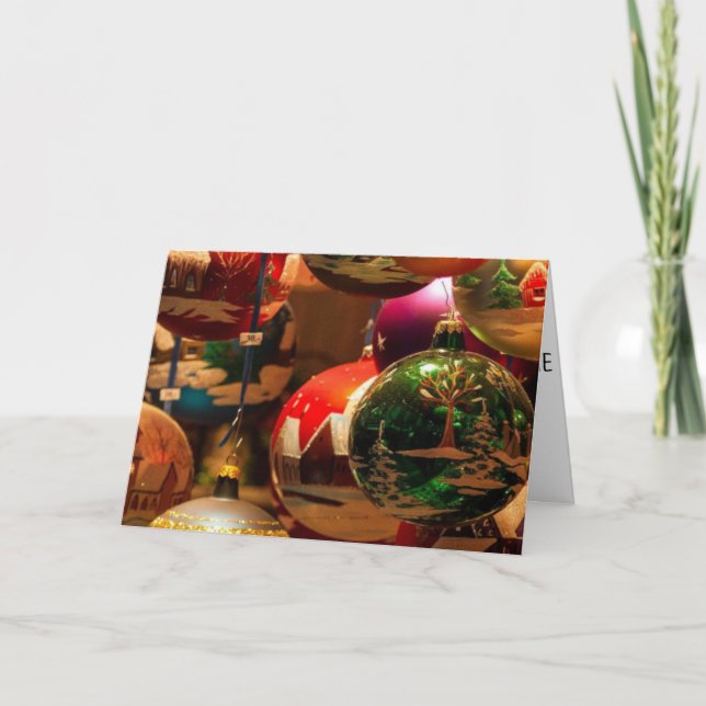 TID PÅ ÅR TILL "TÄNKA AV DIG" CHRISTMAS HELGKORT (Framsida)