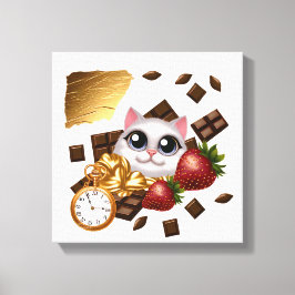 "Tid, slag och piskor" Canvastryck