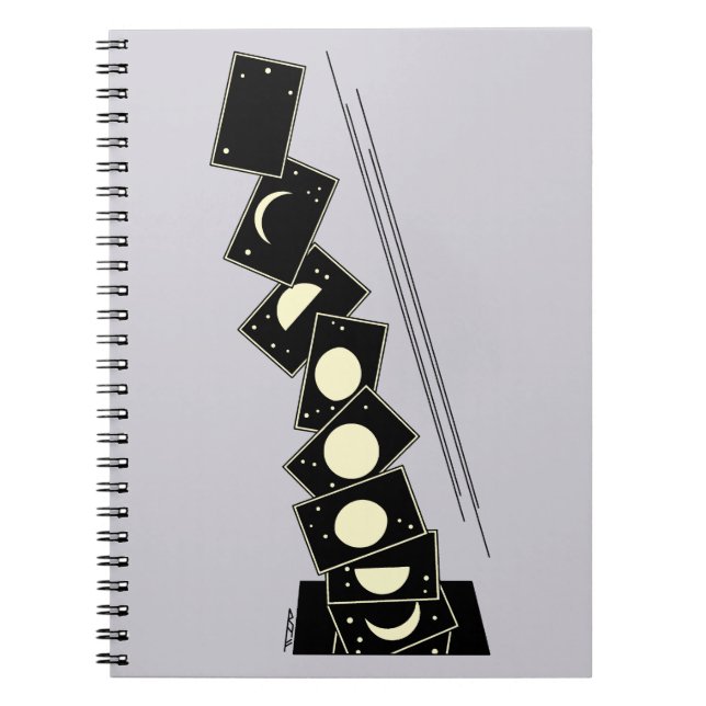 Tid som går genom Hål Anteckningsbok (Framsidan)