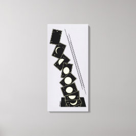 Tid som går genom Hål Canvastryck