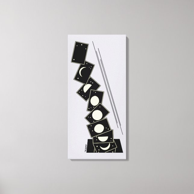 Tid som går genom Hål Canvastryck (Framsida)