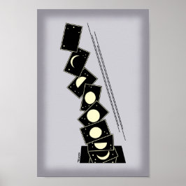 Tid som går genom Hål Poster