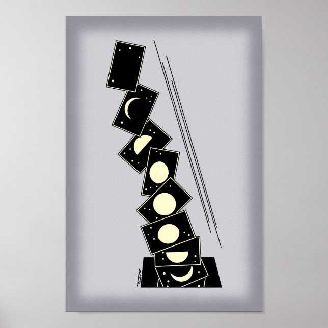 Tid som går genom Hål Poster (Framsidan)