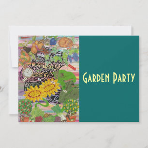 Tid som spenderats i Garden, Garden Party-inbjudan Inbjudningar