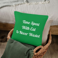 Tid som spenderats med Cat Personlig Quote Kelly-G