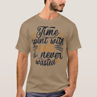Tid som tillbringats med Cats Cat Mamma Cat Lovers T Shirt