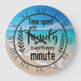 Tid som tillbringats med familjen stor klocka