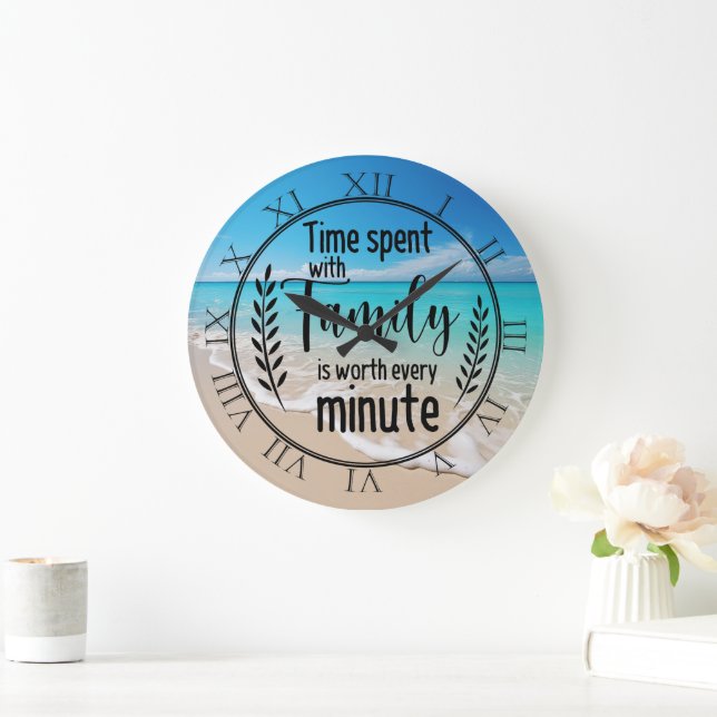 Tid som tillbringats med familjen stor klocka (Hem)