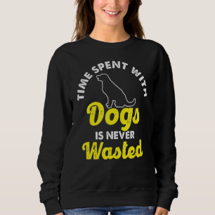 Tid som tillbringats med Hundar Slösat aldrig Hund T Shirt