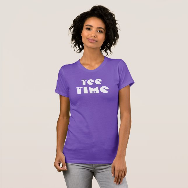 Tid T-skirt T Shirt (Hel framsida)