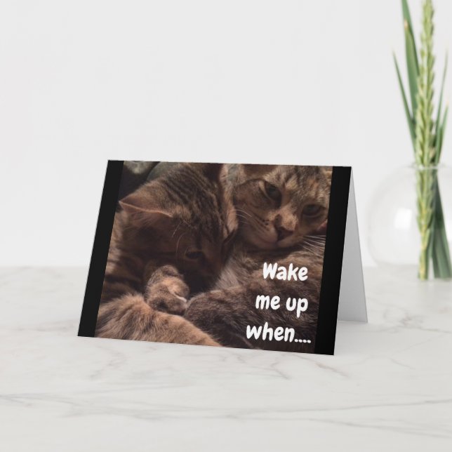 TID TILL CELEBRAT *60 BIRTHDAY* VAKE MIG!!!! KORT (Framsida)