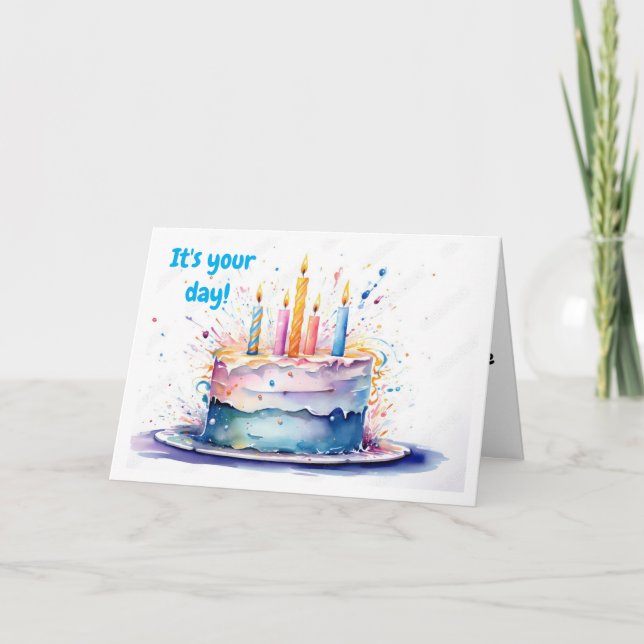**TID TILL CELEBRAT** VUXEN STIL KORT (Framsida)