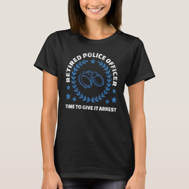 Tid till Ge för återsänd polisman T Shirt (Framsida)