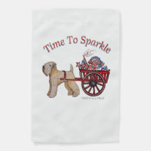 Tid till Gnistra Garden Flagga