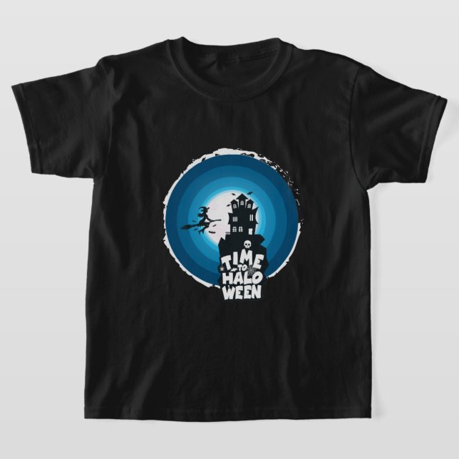 Tid till Halloween fest Costume T Shirt (Laydown)