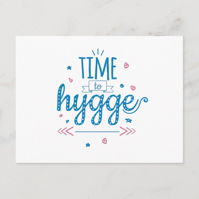 tid till hygge vykort (Framsida)