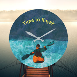 Tid till Kayak Clock Stor Klocka