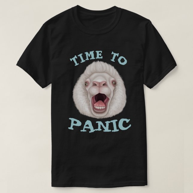 Tid till Panic T Shirt (Design framsida)